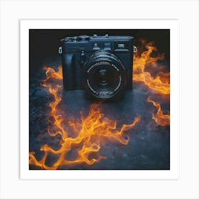 Flame Lens Art Print