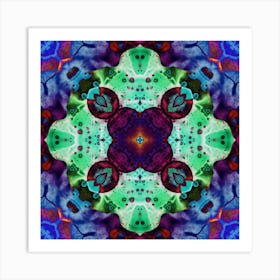 A Pattern Of Bubbles An Austraction 2 Art Print