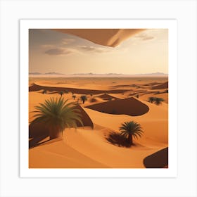 Desert Landscape 63 Art Print