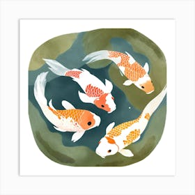 Koi Fish 7 Art Print