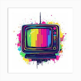 Design Pop Culture Inspired Retro Tv Wit 2 Poster