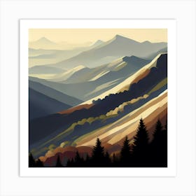 Mountain Landscape 16 Art Print