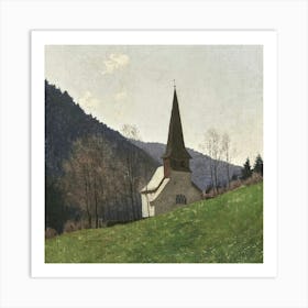 Church In The Mountains Art Print