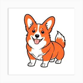 Corgi 33 Art Print