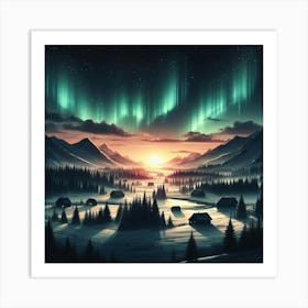 Aurora Borealis 47 Art Print