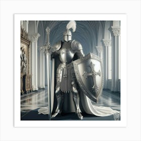 Knight In Armor 1 Art Print