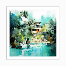 Asian Paradise Art Print