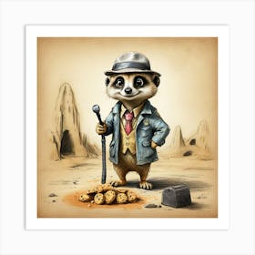 Meerkat 30 Art Print