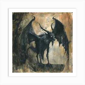 Demon Of The Night Art Print