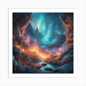 Fantasy Landscape Painting Art Print