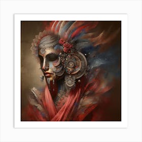 Portrait Of A Woman Art Print