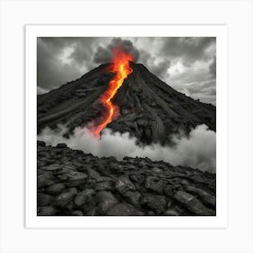 Lava Flow 4 Art Print