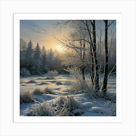 Winter Landscape 1 Art Print