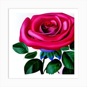 Pink Rose 3 Art Print