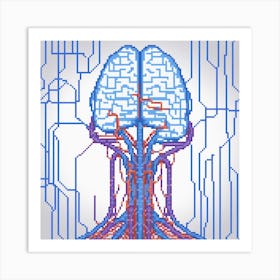 Brain And Spinal Cord 26 Art Print