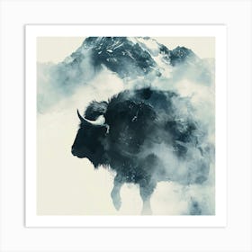 Bison 1 Art Print