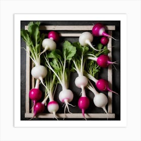 Radishes 31 Art Print