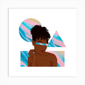 Afro-American Woman 1 Art Print