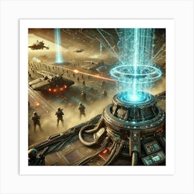 Gravity Disruptor Defensive Large Scale Art Print