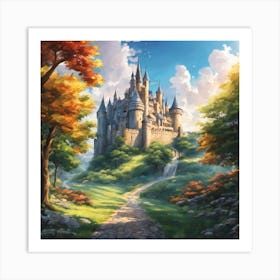 Fairytale Castle 24 Art Print