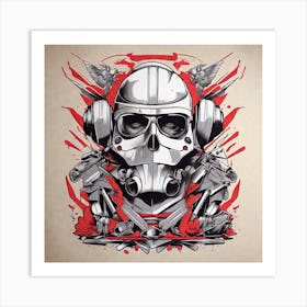 Star Wars Skull Art Print