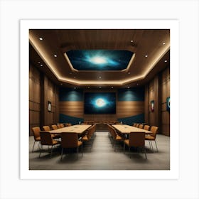 Default Create Unique Design Of Conference Hall Art 1 Art Print