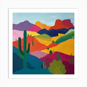 Abstract Travel Collection Mexico 2 Art Print