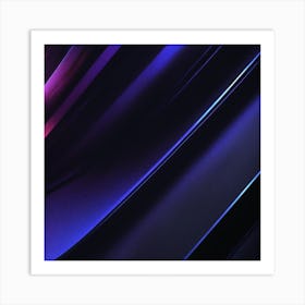 Abstract Dynamic Color Lines Art Print