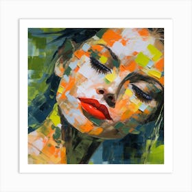 Portrait Of A Woman 18 Art Print