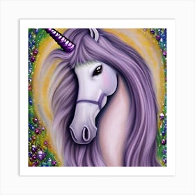 Beautiful Unicorn 1 Art Print