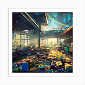 City In Ruins Art Print