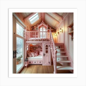 Girl'S Bedroom Art Print