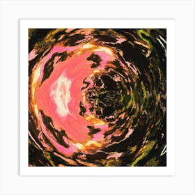 Science Fiction Planetary Abstract Square Art Print