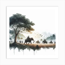 War elephant 1 Art Print