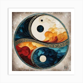 Yin Yang 24 Art Print