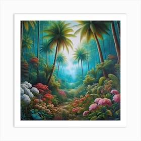 Tropical Forest Art Print