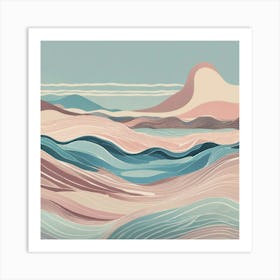 'Waves' Art Print