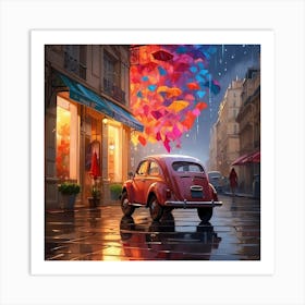 Rainy Day In Paris Art Print