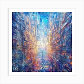 Abstract Painting 19 Art Print