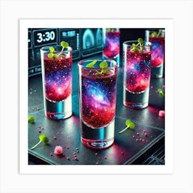 A Futuristic Dish Called Galactic Borscht Shots, S Art Print