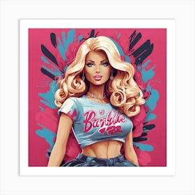 Barbie 5 Art Print