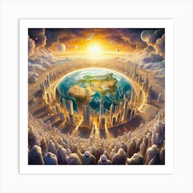 Earth And Its People Art Print