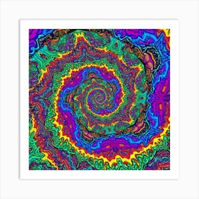 Psychedelic Spiral 2 Poster