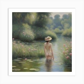 Skinny Dipping #6 Art Print