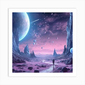 Alien Landscape Art Print