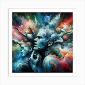 Psychedelic Painting 1 Art Print