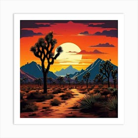 Joshua Trees National Park Art Print