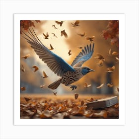 Bird In Flight 2 Art Print