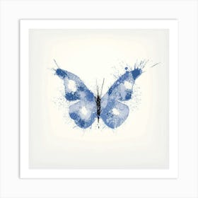 Blue Butterfly Art Print