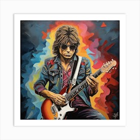 The Guitar Solo Art Print 3 Art Print